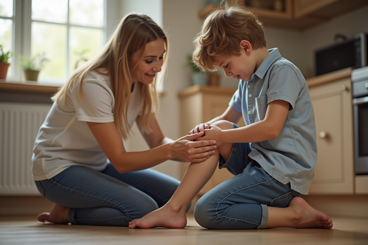 enfant blessé