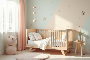 Linge de maison doux et apaisant pour chambre de bébé cocooning